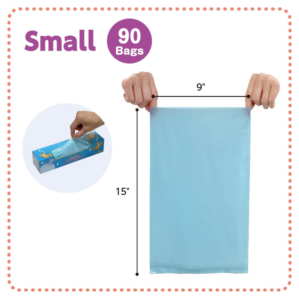 Bos bags inside compact box for quick, on-the-go cleanup.