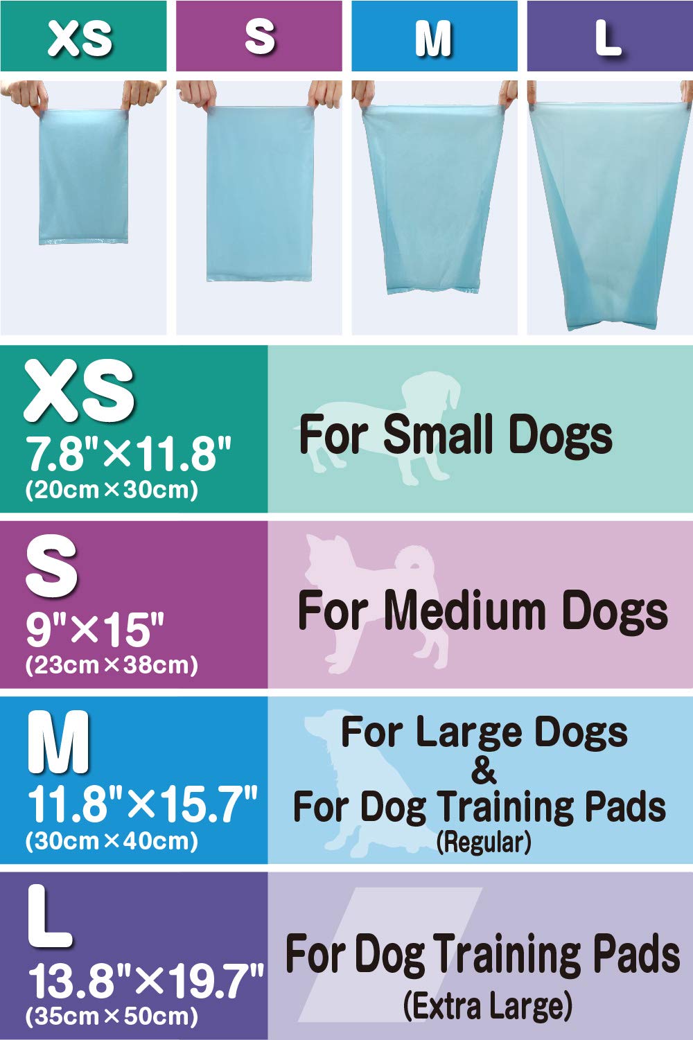Bos light blue opaque bags enhance discreet disposal during walks.