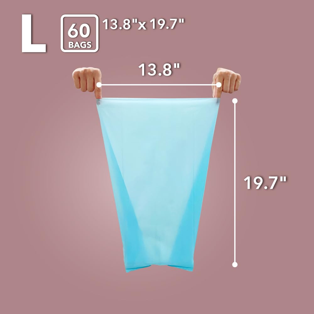 BOS not-a-litter-box-liner bags clearly indicate correct use.