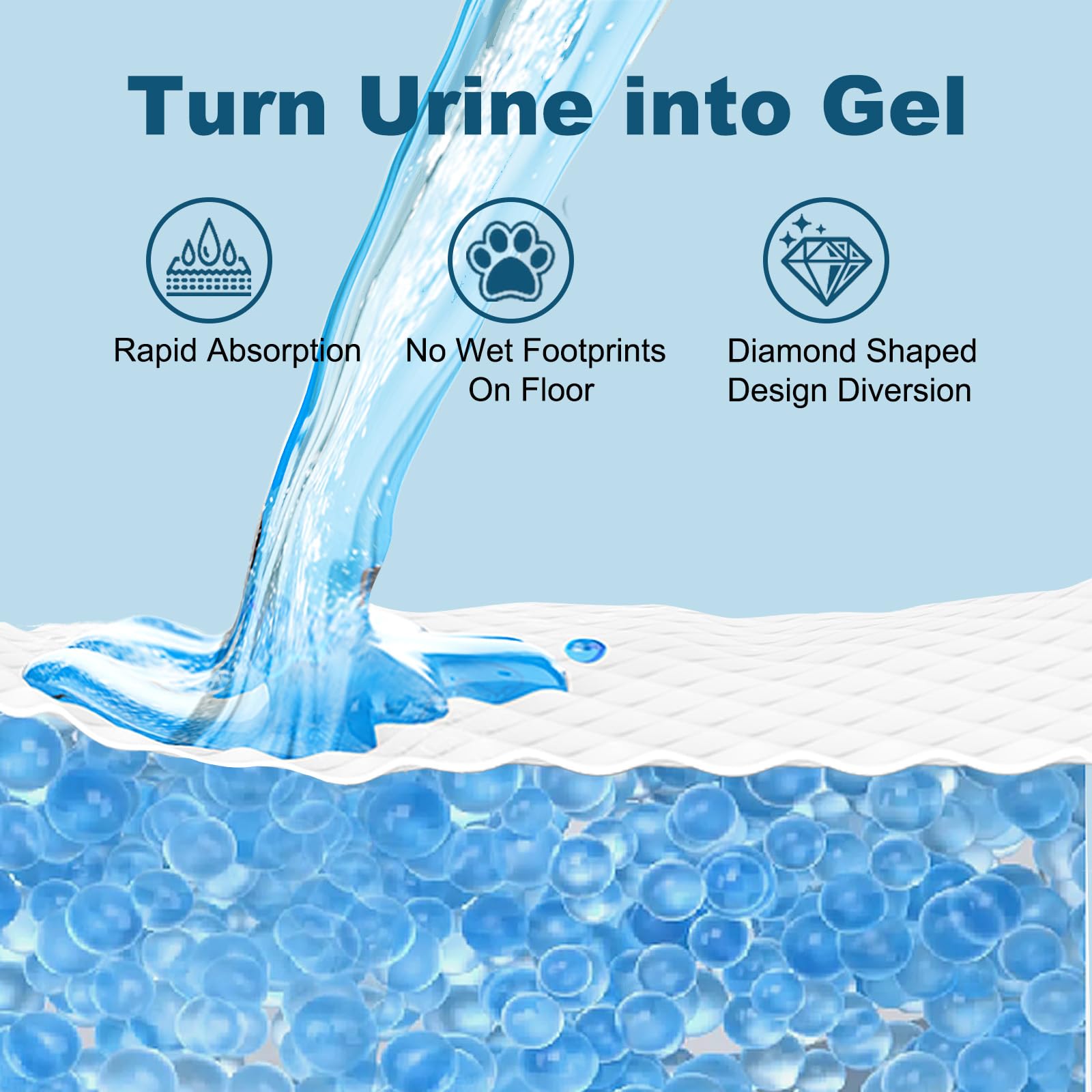Boscute 16g absorbent core holds more liquid for busy homes.