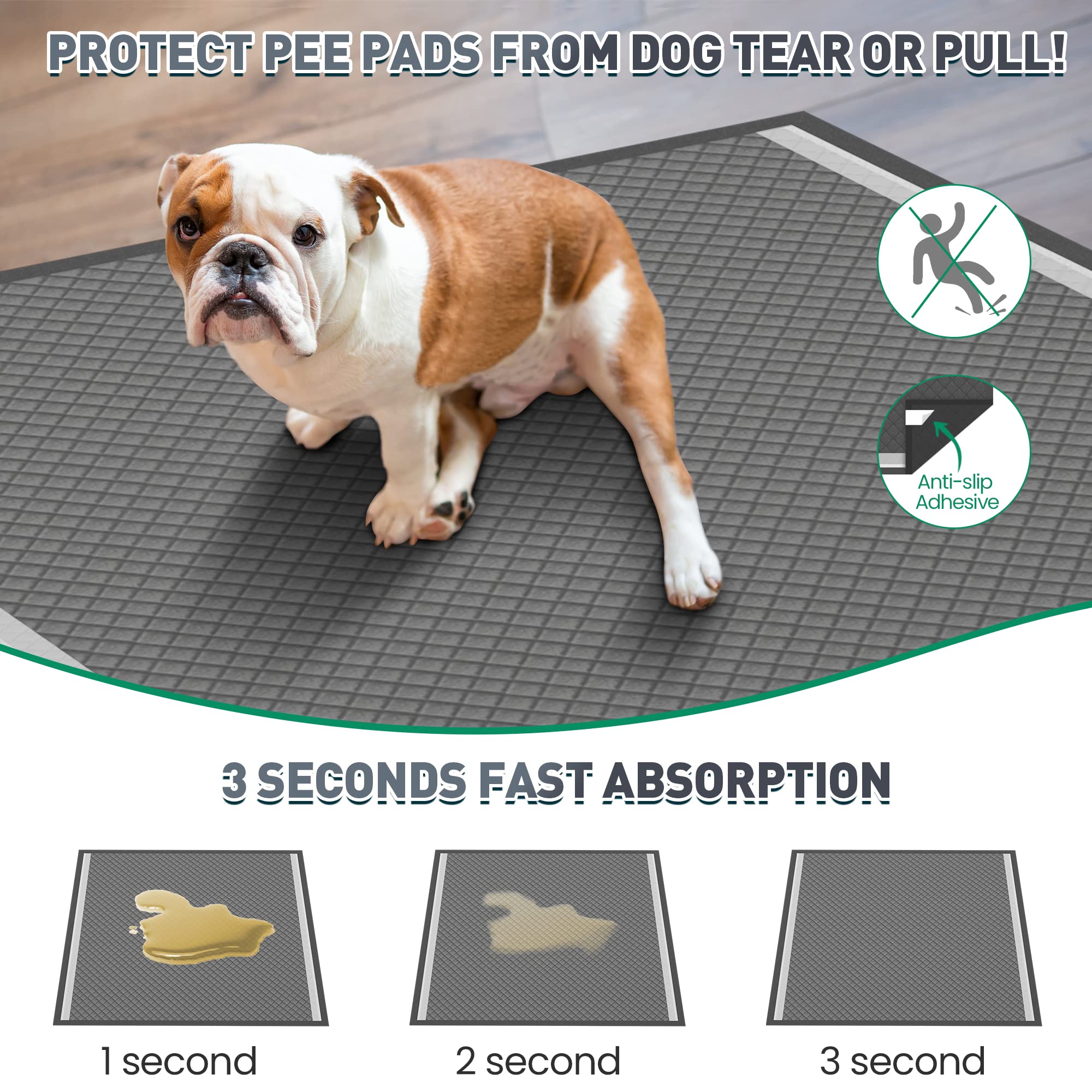 Boscute XXL pads measure 30x36 and fit large dogs and puppies.