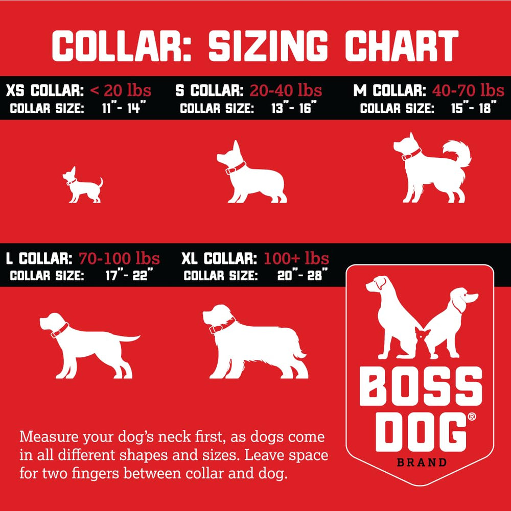 Boss Dog tactical collar red camo large D-ring and clip for control