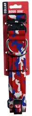 Boss Dog Tactical Collar full-view shows rugged nylon build for daily adventures.