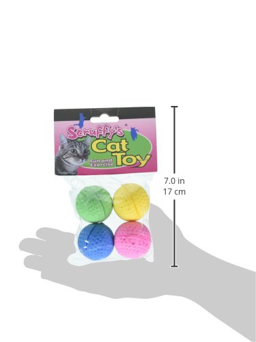 Boss Pet Scruff's 4-pack provides safe foam for hours of interactive fun