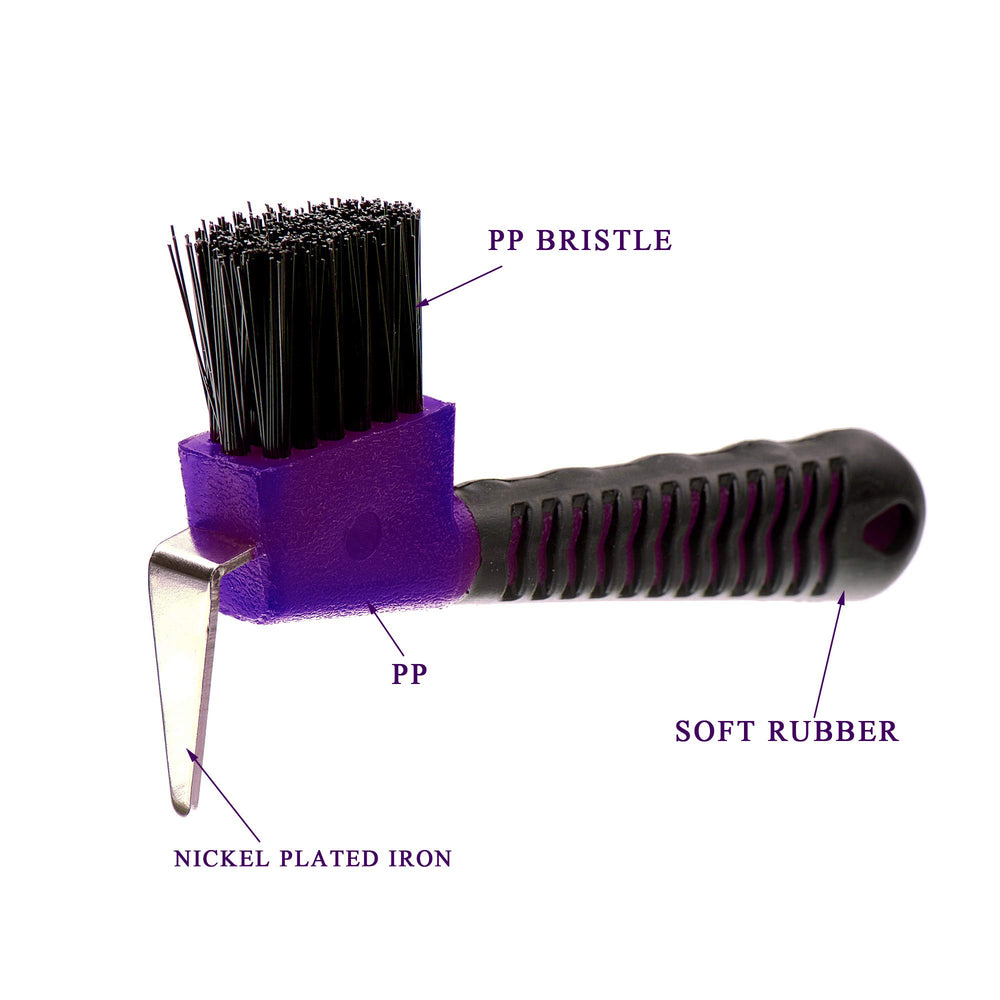 BOTH WINNERS bristle side helps lift dirt for thorough cleaning.