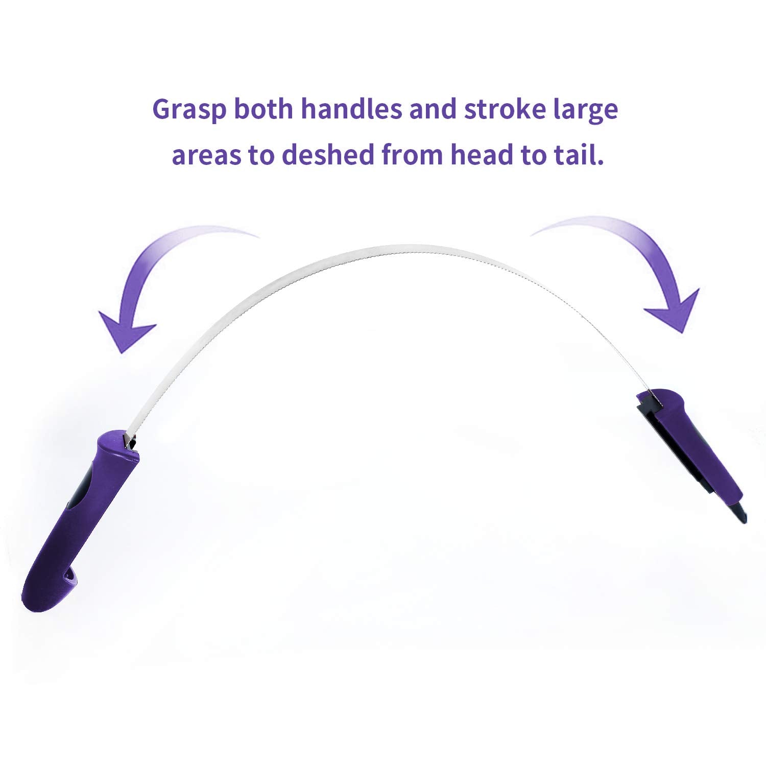 BOTH WINNERS coarse and fine teeth for varying coat lengths enable efficient fur removal.