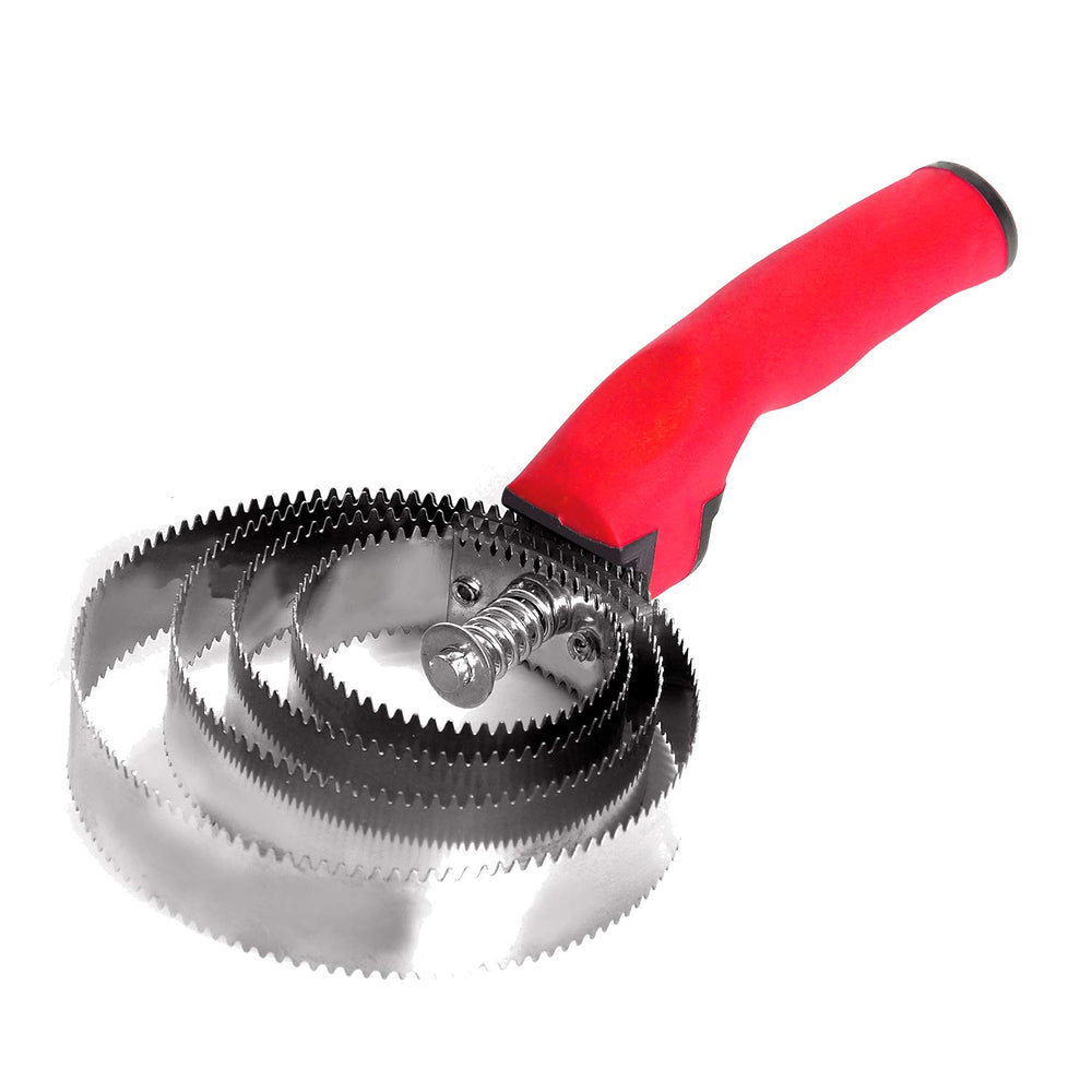 BOTH WINNERS reversible curry comb front view shows ergonomic grip for comfortable grooming.