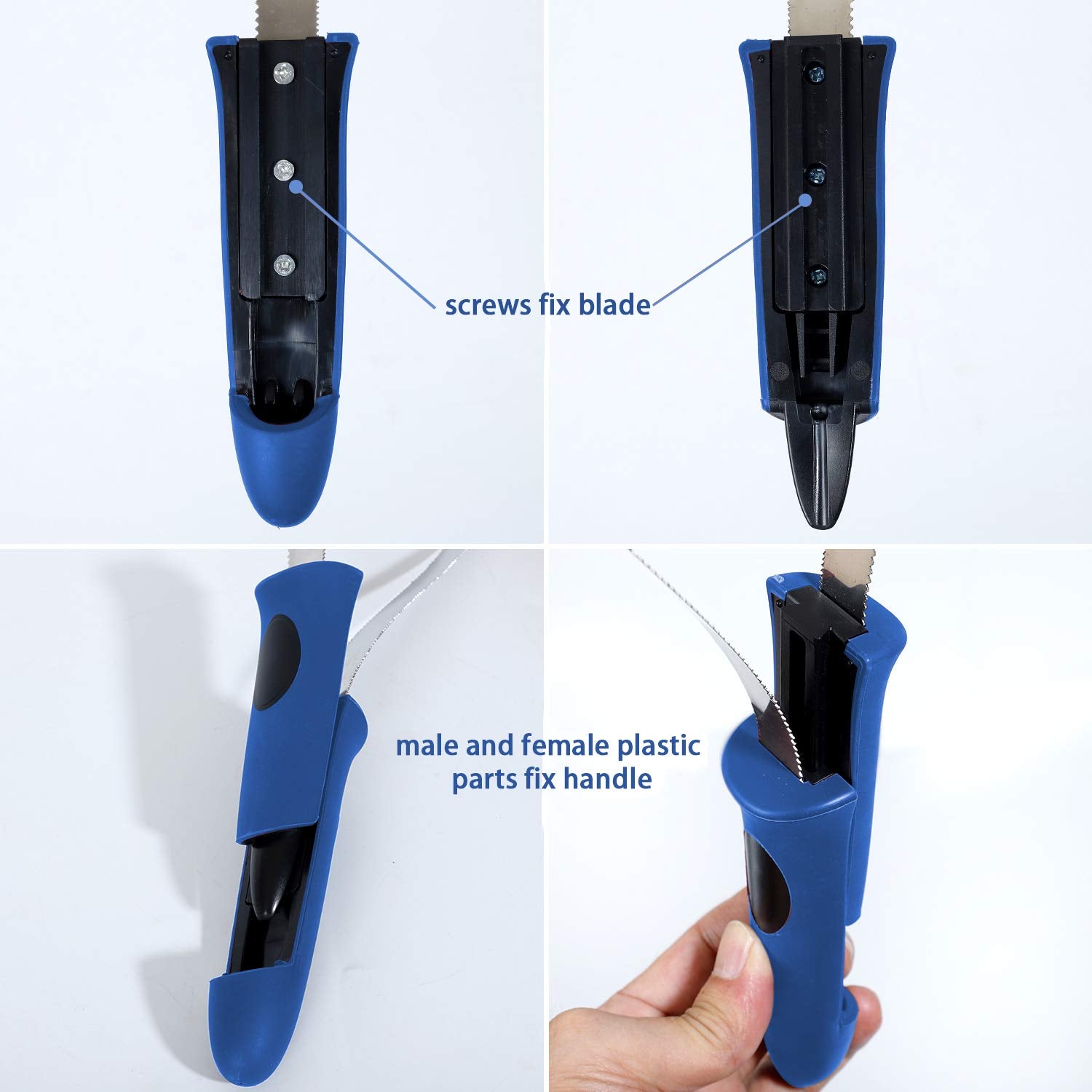 BOTH WINNERS soft touch grip ergonomic handle in use.