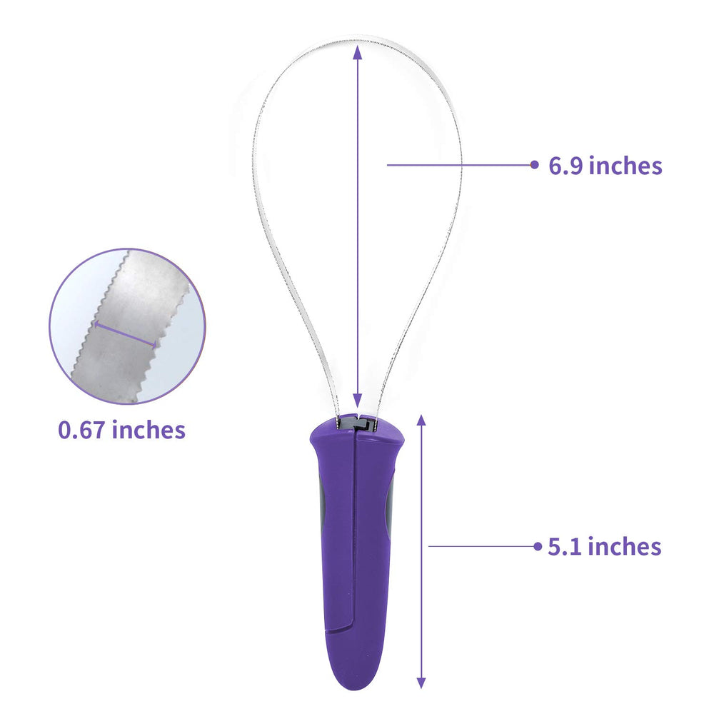 BOTH WINNERS soft-touch purple grip provides comfortable, non-slip handling.