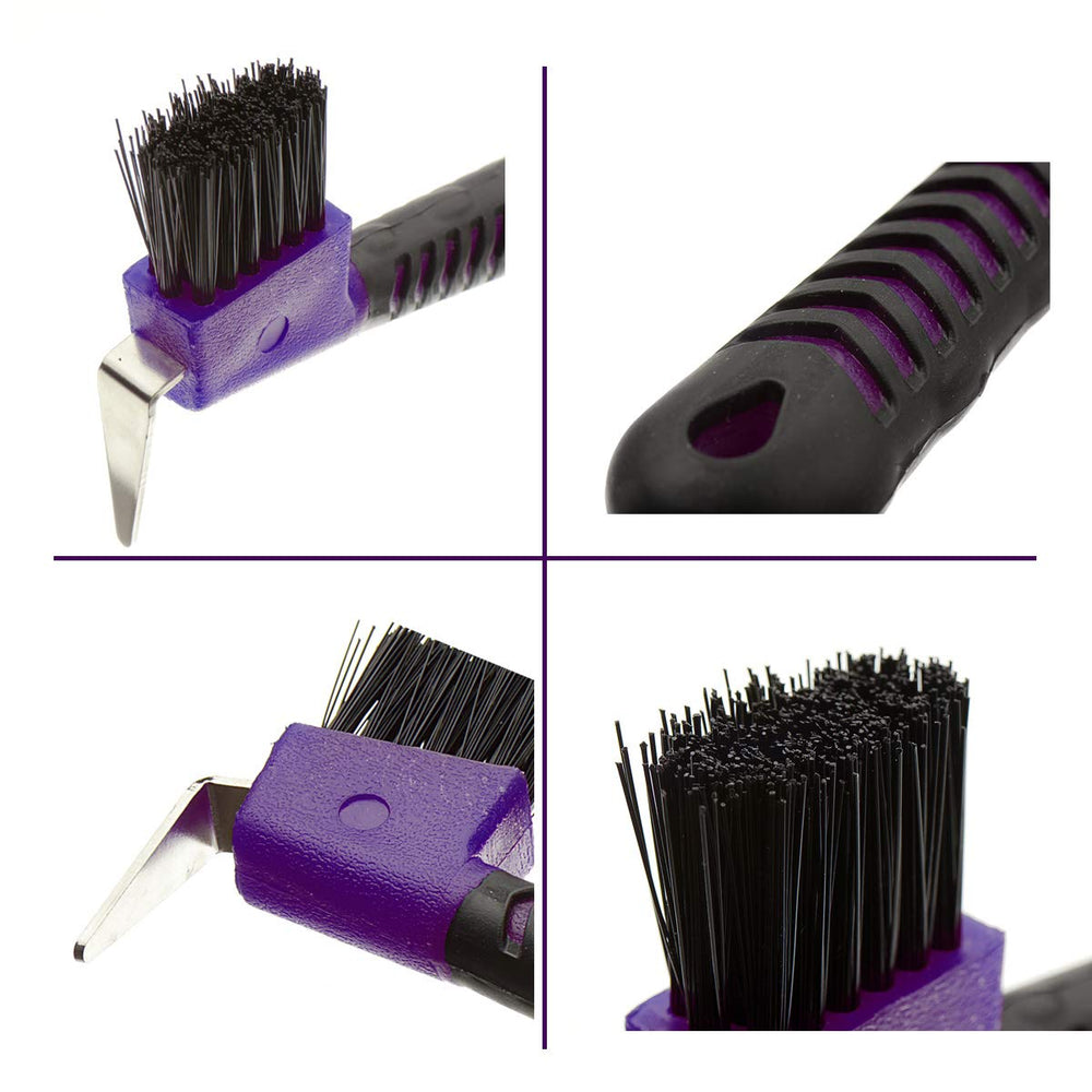 BOTH WINNERS soft-touch handle provides comfortable grip during muddy cleaning sessions.