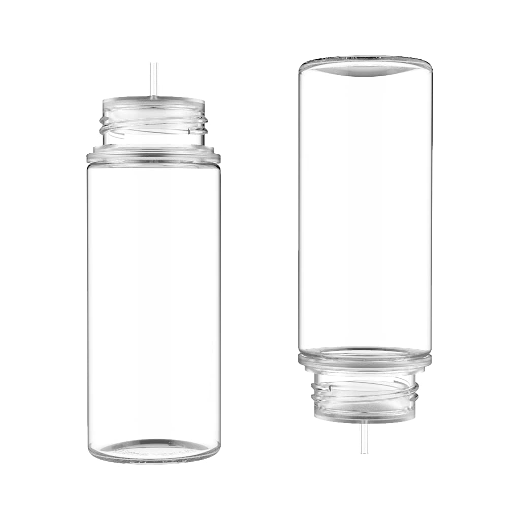 Bottles Chubby Gorilla 120ml unicorn clear plastic, scratch-resistant exterior for travel.