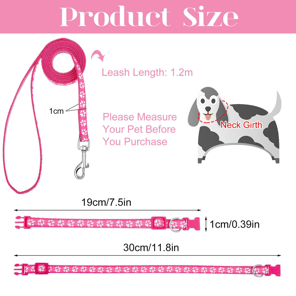 BOUMUSOE puppy collar in soft nylon offering durable wear-resistant comfort.