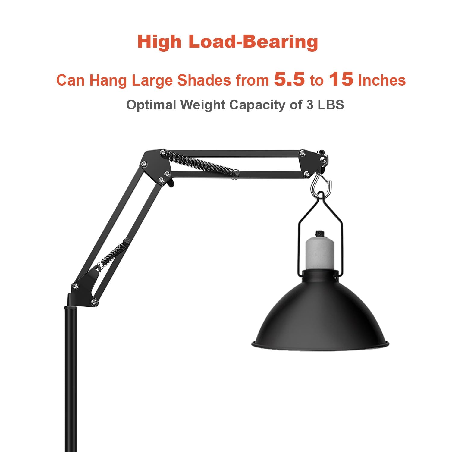BOURDSERK reptile lamp stand placed on a tabletop for stable brood care