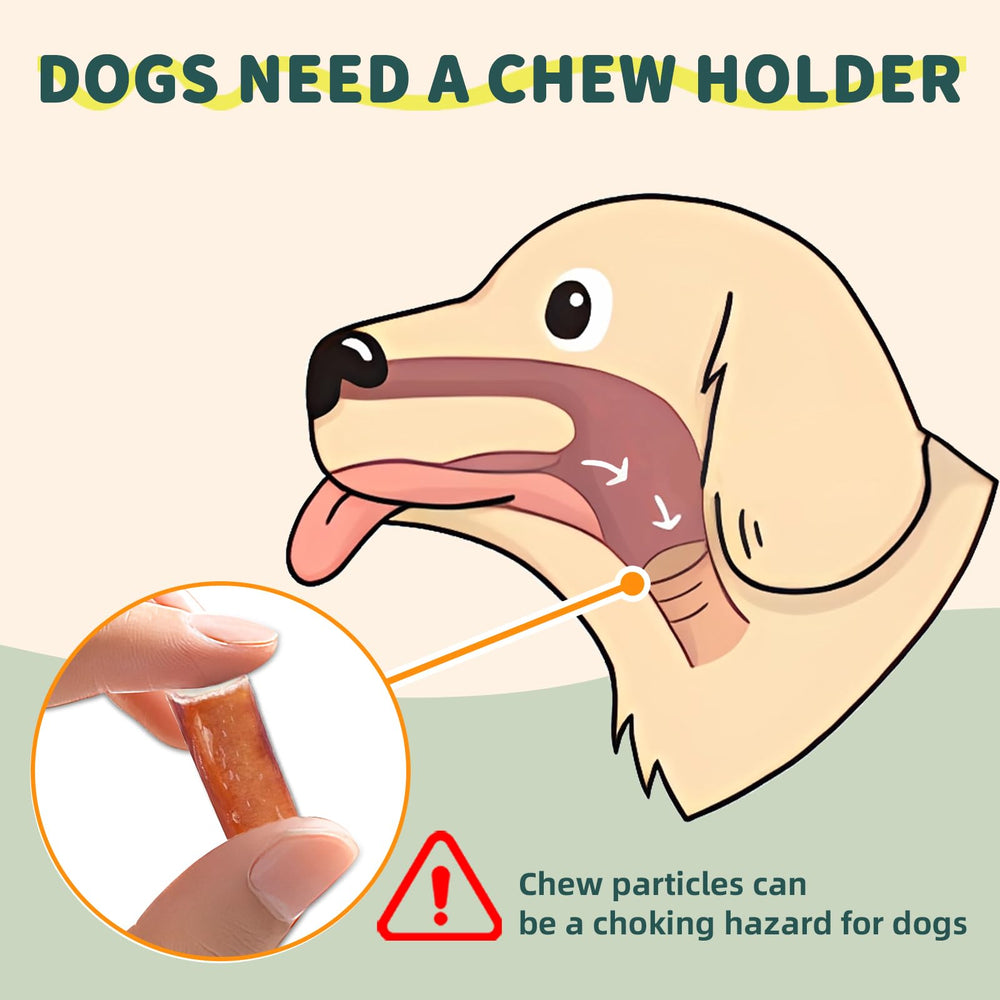 BOUSEPO dog chew holder demonstrating bite-resistant nylon durability during play