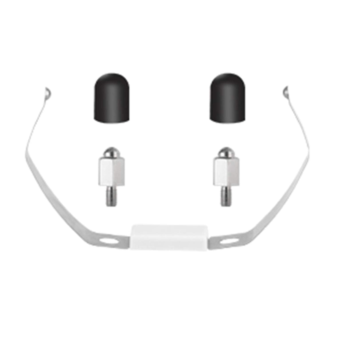 Bousnic contact points for 650 collar top view, designed for firm skin contact and stable operation.
