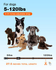 Bousnic orange waterproof receiver showcases humane beeping mode option.