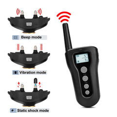 BOUSNIC dog training collar dual channel enables two-dog training