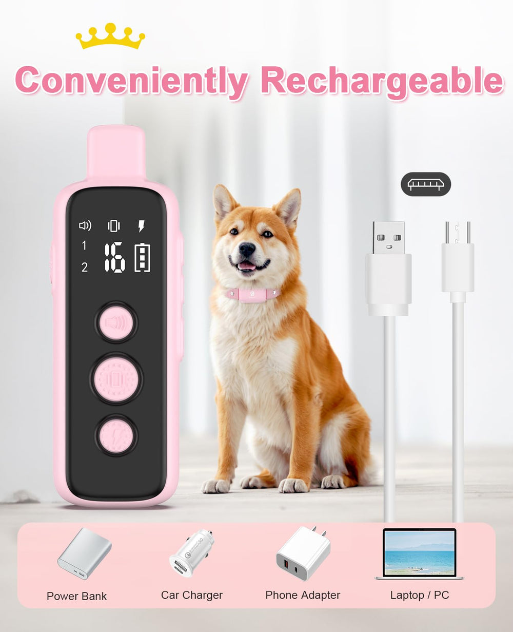 Bousnic shock collar long battery life supports days of training.