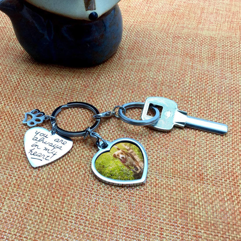 bouti1583 stainless steel memorial keychain built to last and resist tarnish for daily remembrance