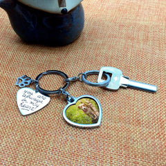 bouti1583 stainless steel memorial keychain built to last and resist tarnish for daily remembrance
