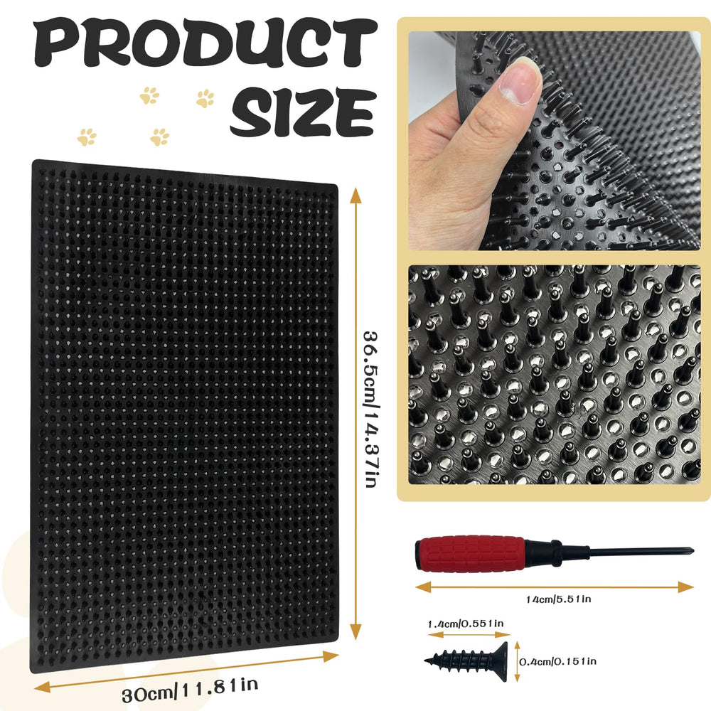 BOUTICOL dog back scratcher mat enables safe itching relief for dogs