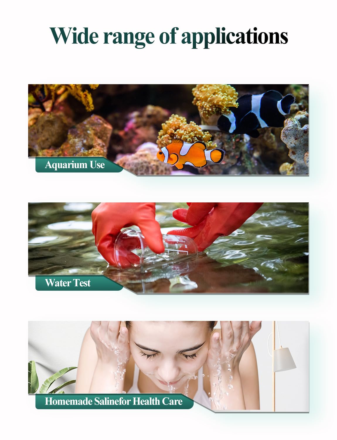 boxtech Aquarium Marine Test vinegar-cleaning instruction aids post-use maintenance