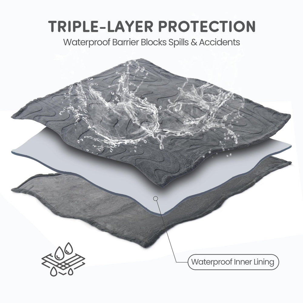 BoxZone catches shedding fur to help keep surfaces cleaner.