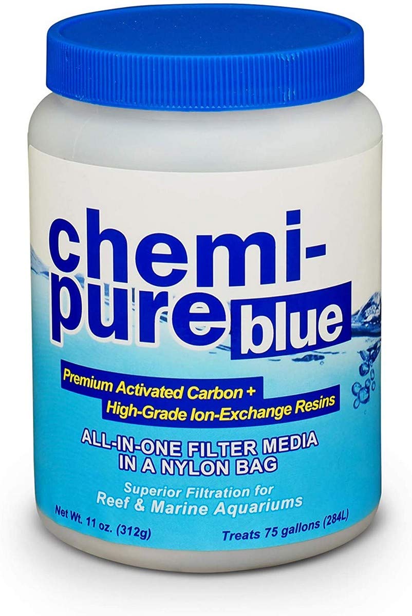 Boyd Chemi-Pure Blue 11oz bottle showing media ready for toxin reduction and easy installation.