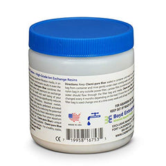 Chemi-Pure Blue dropped into filter for convenient use