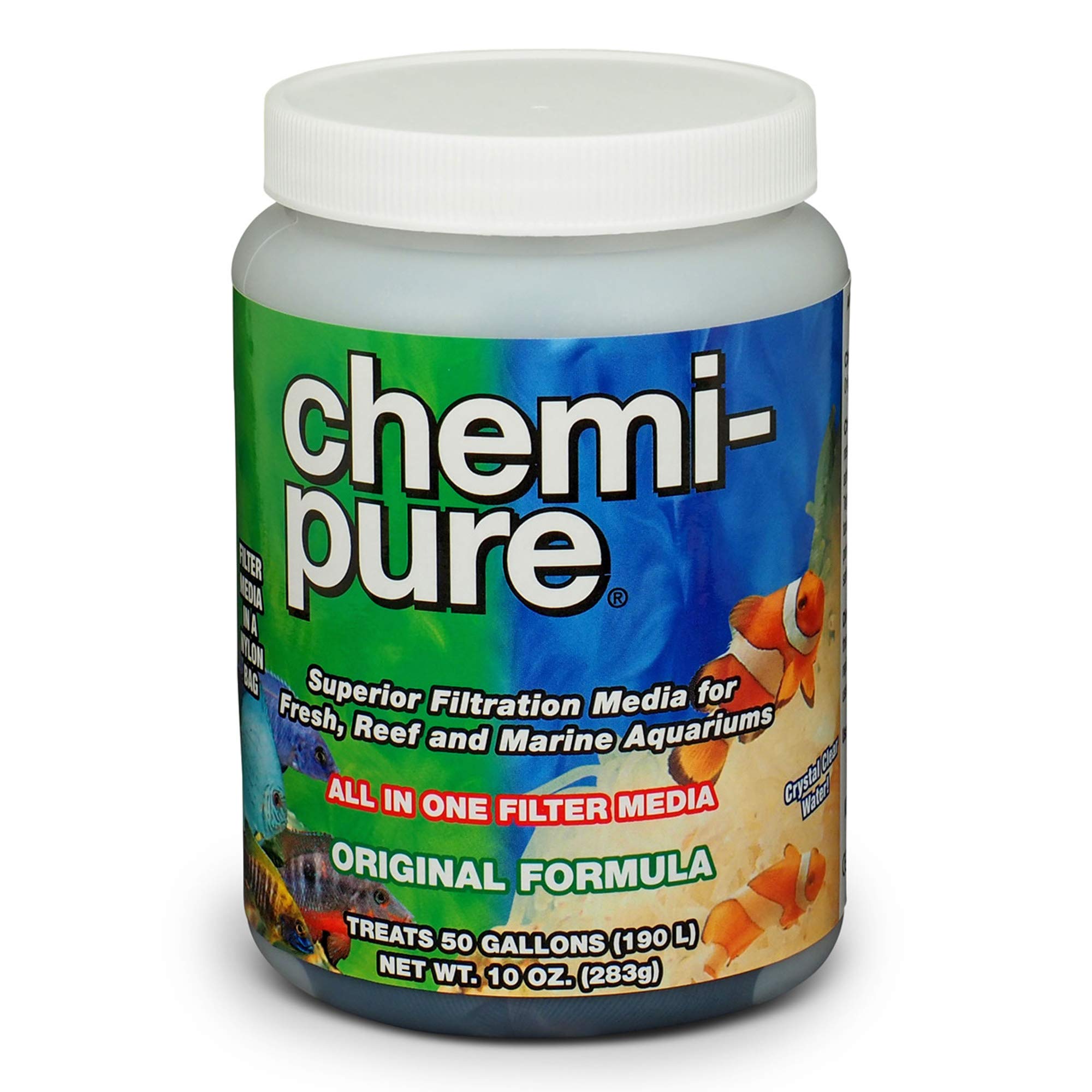 Boyd Enterprises Chemi-pure media granules in nylon bag improve water clarity