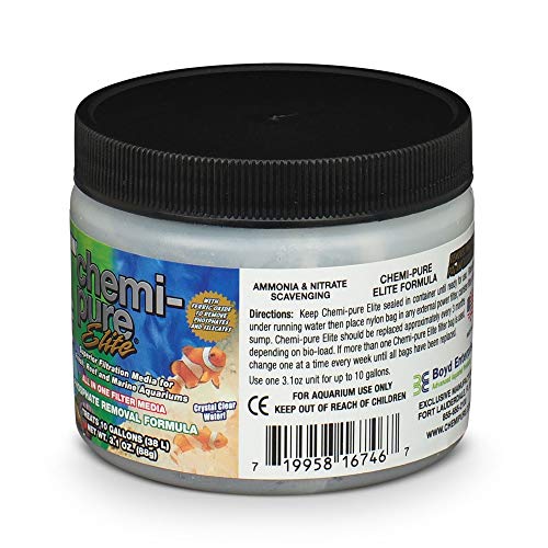 Boyd Enterprises Chemi-Pure Mini Elite tank setup enhances pH safety
