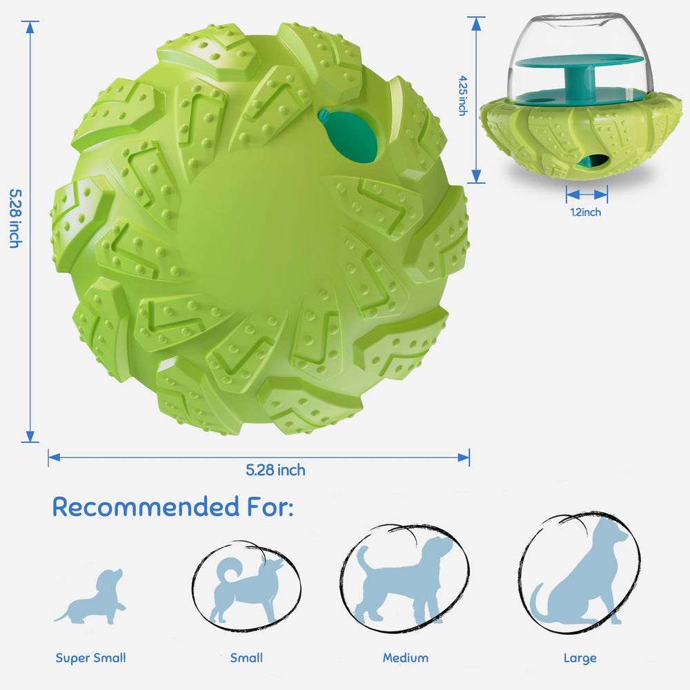 BoYoYo food-dispensing action encourages playful feeding and extended activity.