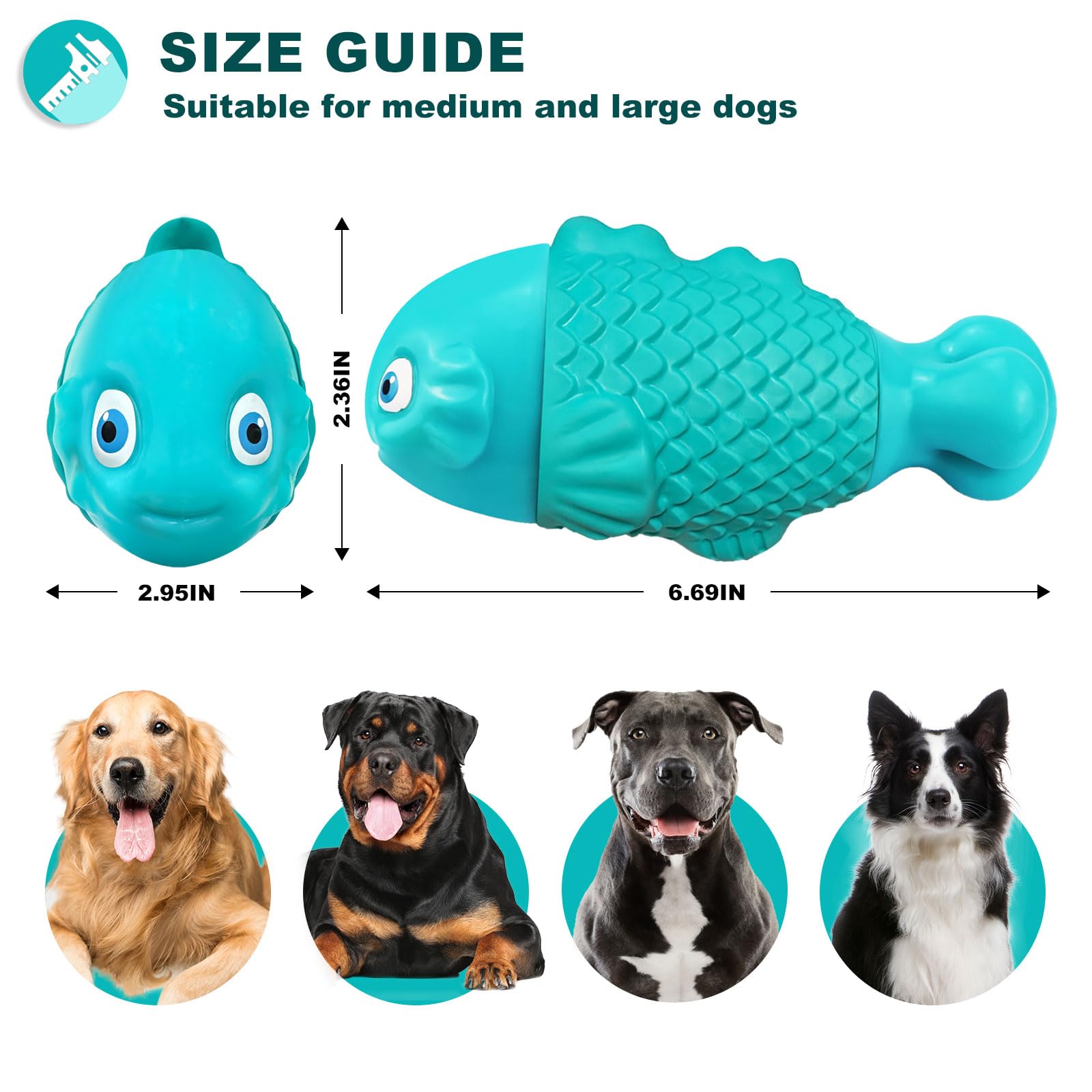 BoYoYo teeth-textured dog toy helps massage gums during chewing.
