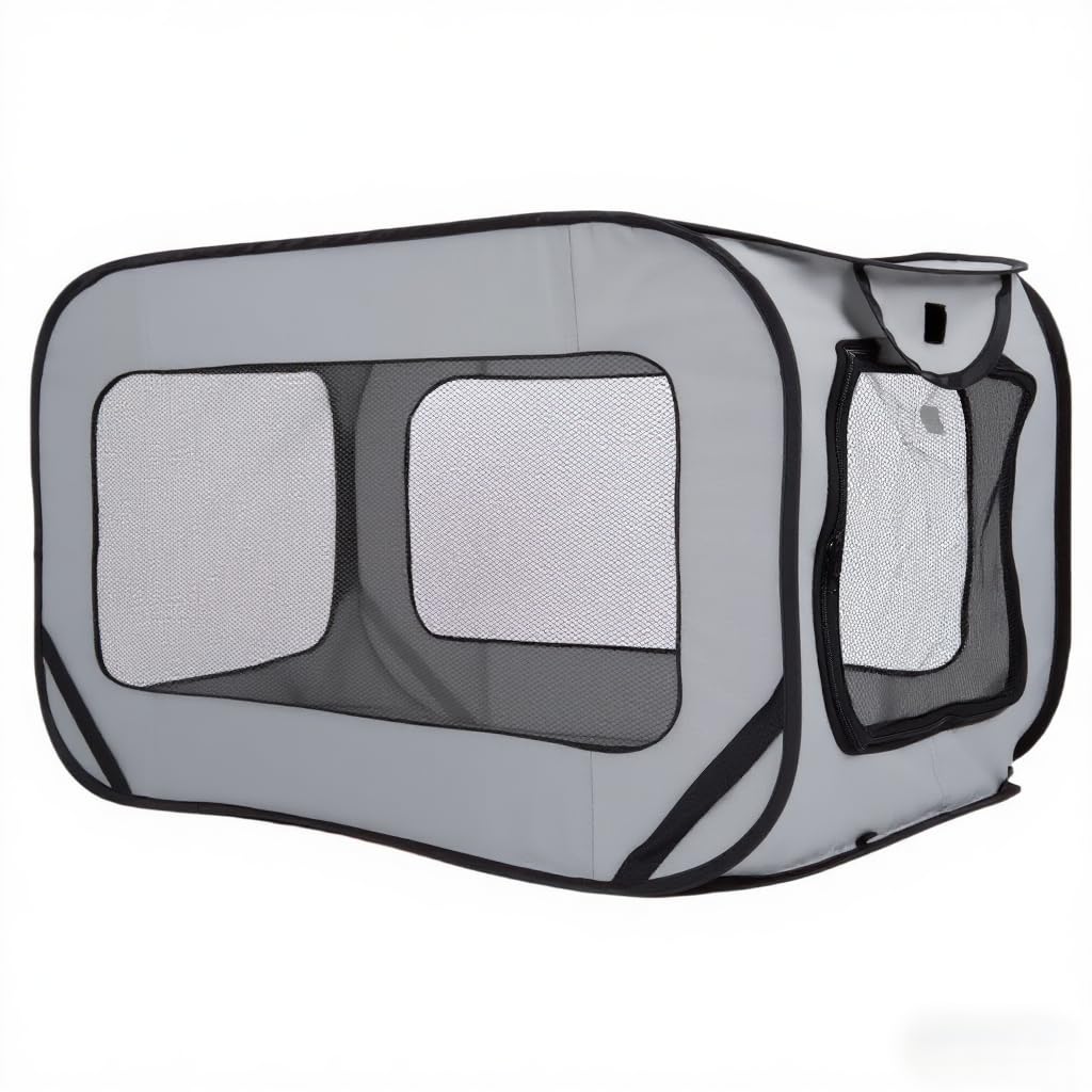 BOYUZHE foldable dog kennel 36 inch assembly for quick travel setup