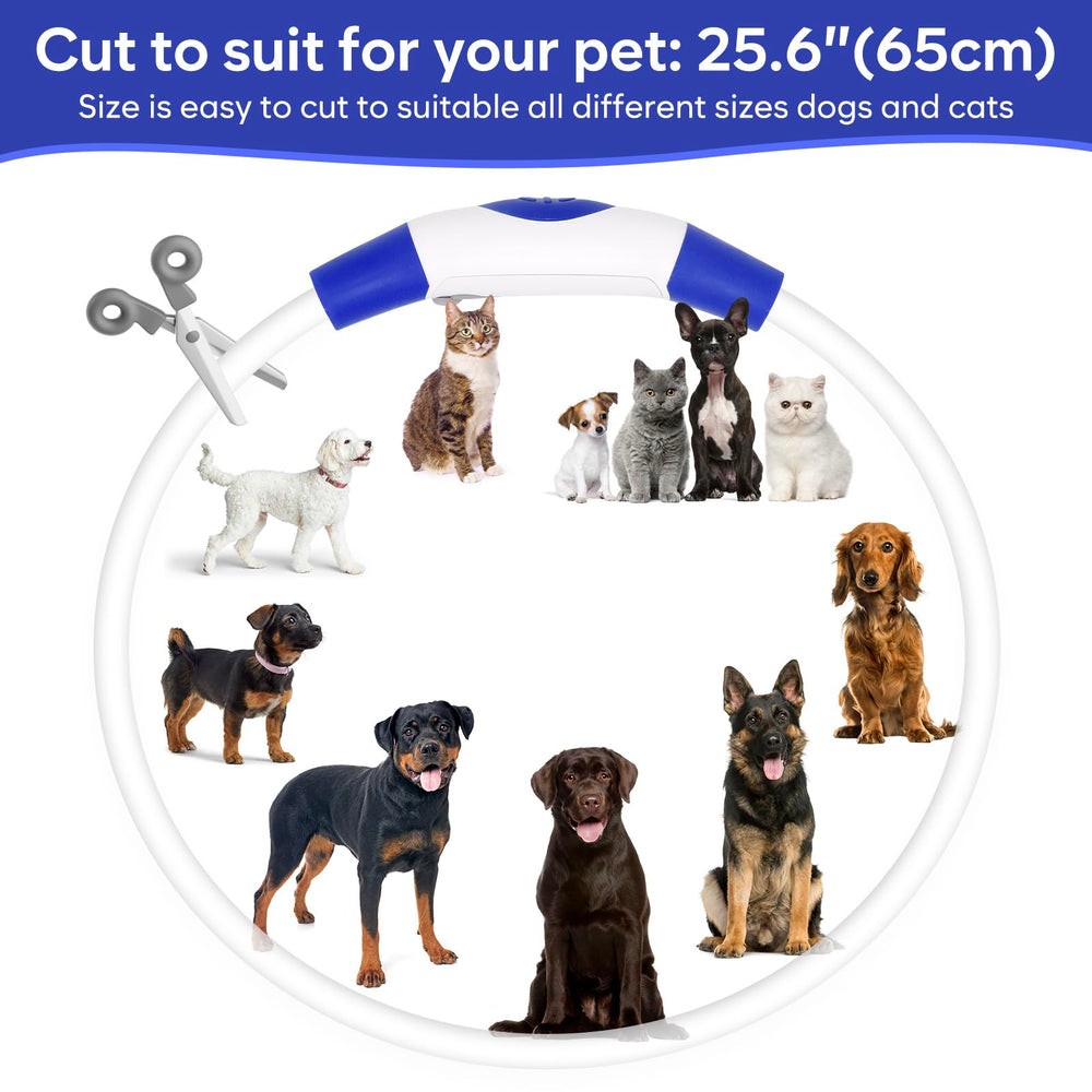Bpawser LED dog collar adjustable fit for dogs of all sizes.