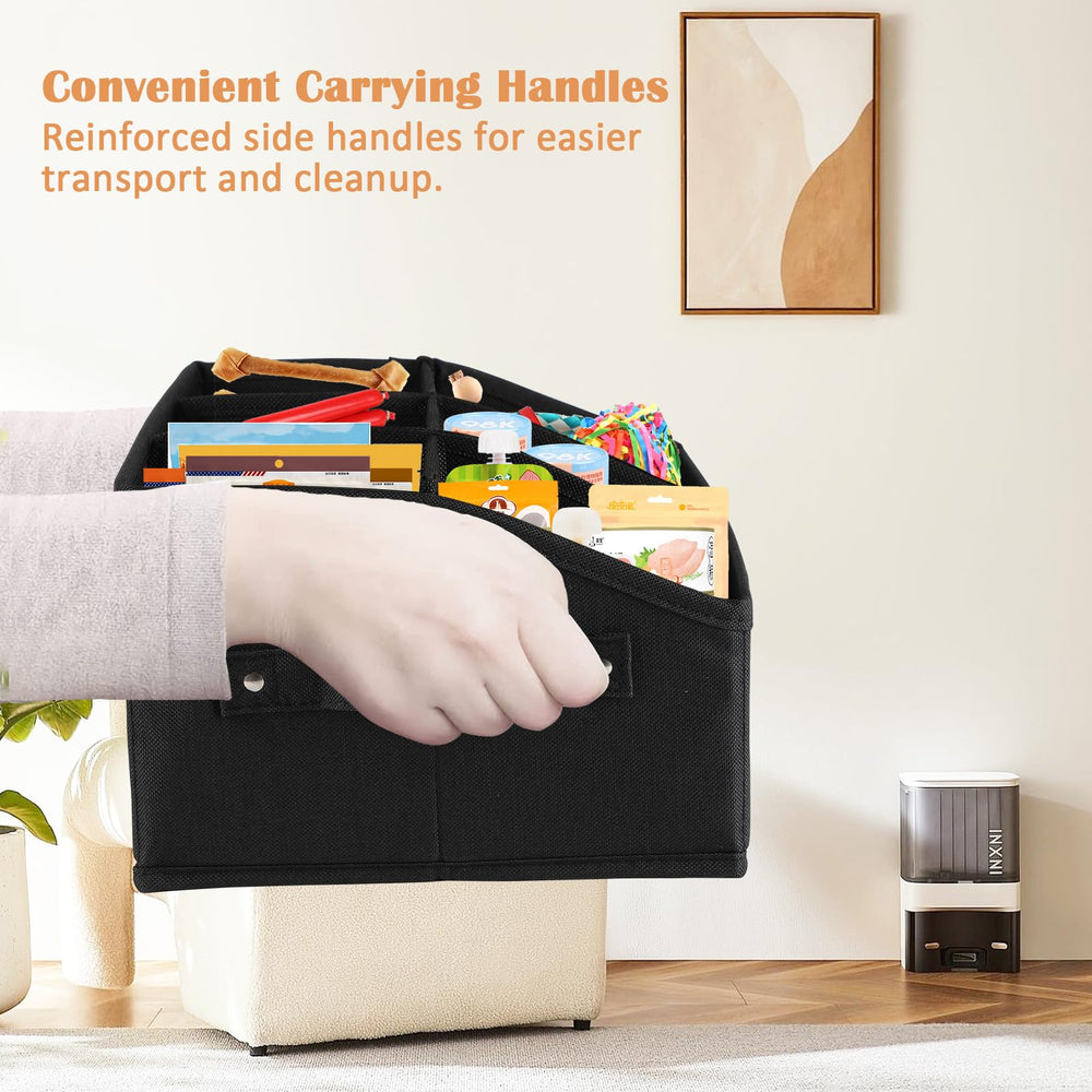 Brabtod dog-treat-bin open design enables quick access to snacks