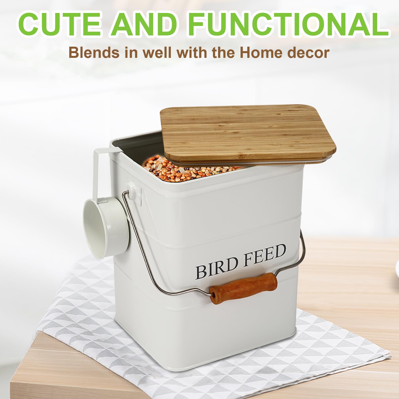 Brabtod wooden scoop included for portion control