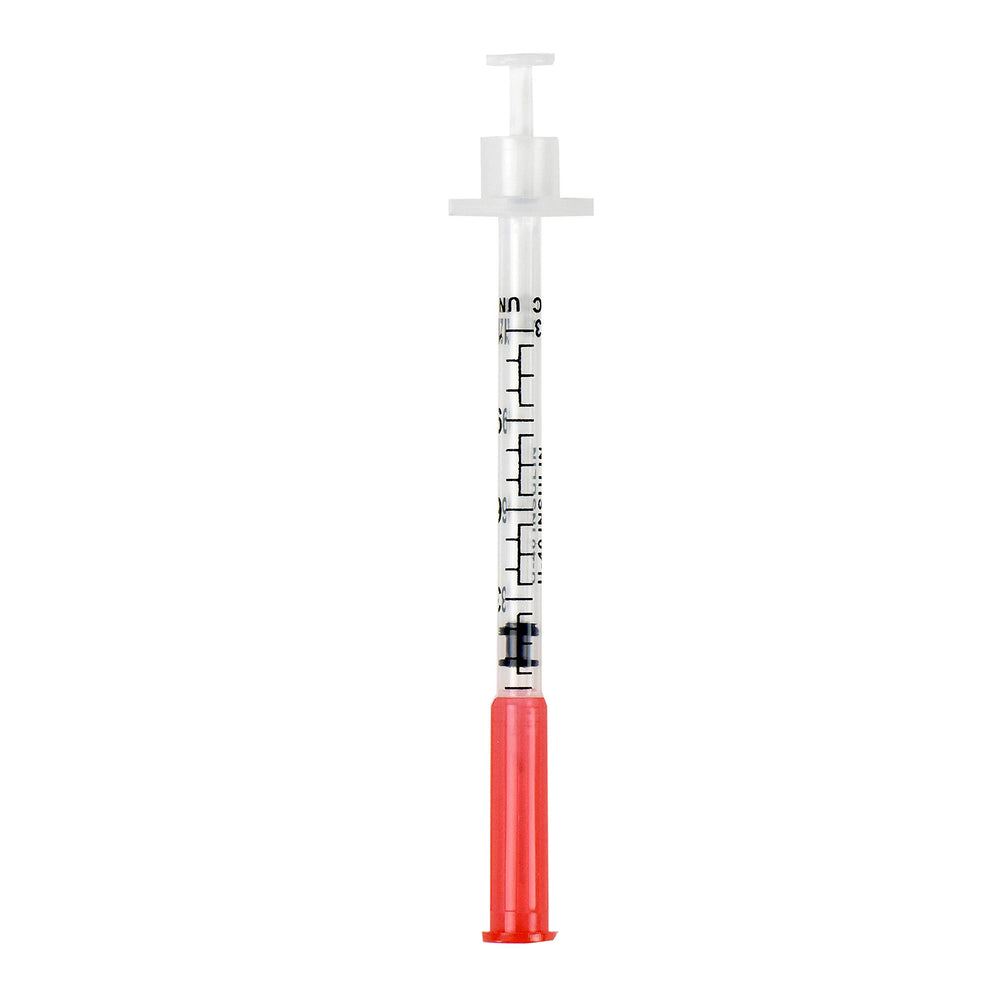 Brandzig U-40 syringe barrel with clear numbers for accurate dosing