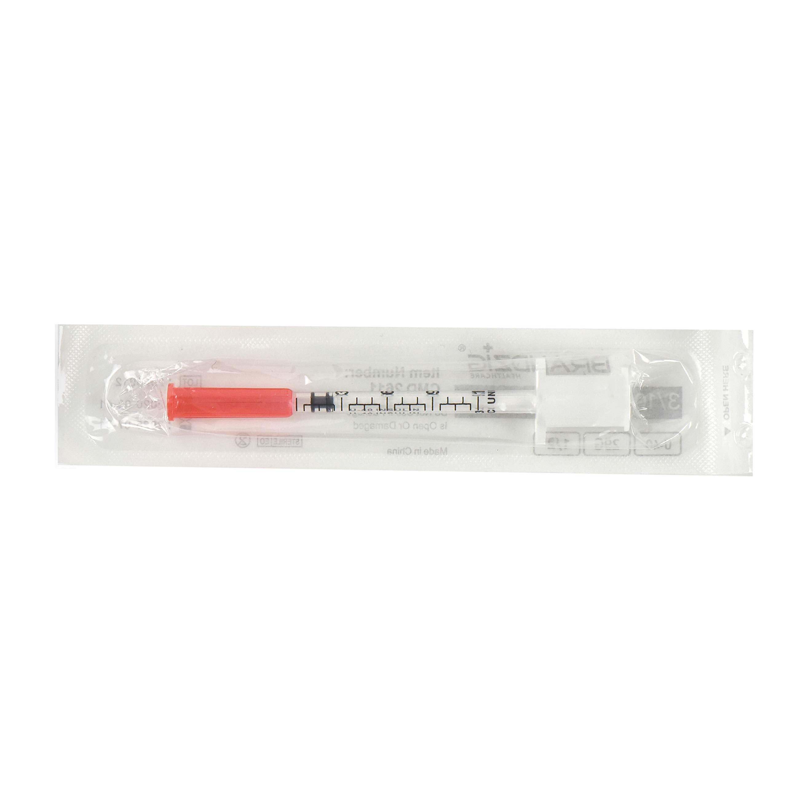 Brandzig pet insulin syringe used for home care and veterinary clinics