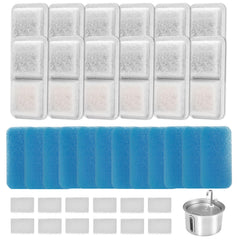 Bravelk cat water fountain filter 12-pack for easy replacement and clean water