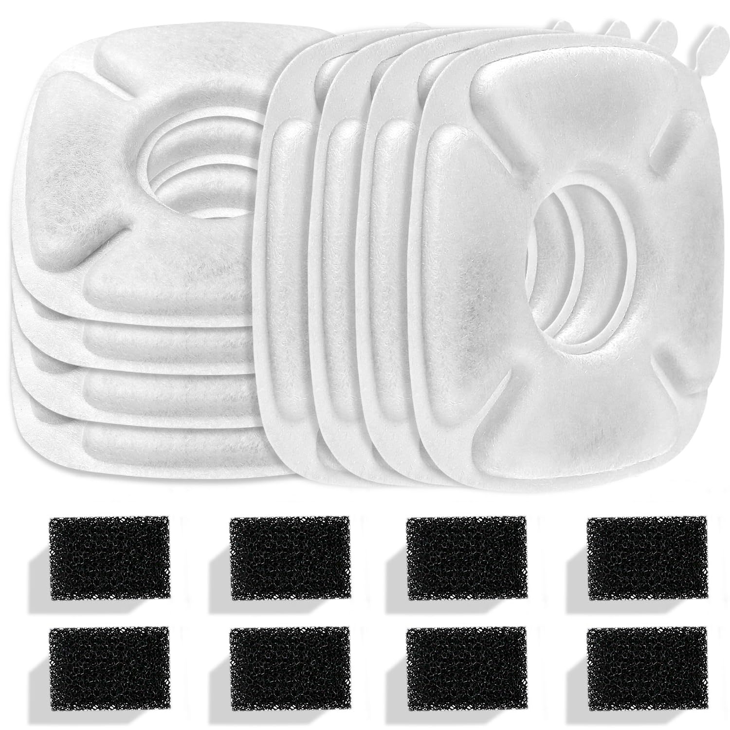 Bravelk cat water fountain filter 8-pack kit for clean drinking water