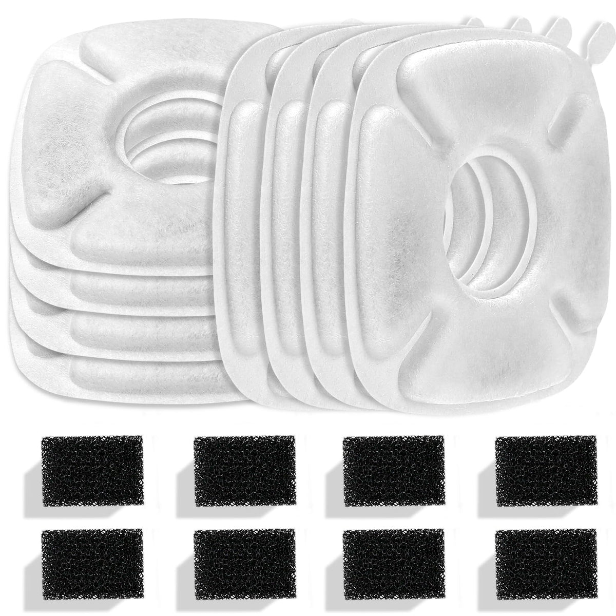 Bravelk cat water fountain filter 8-pack kit for clean drinking water