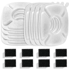 Bravelk cat water fountain filter 8-pack kit for clean drinking water