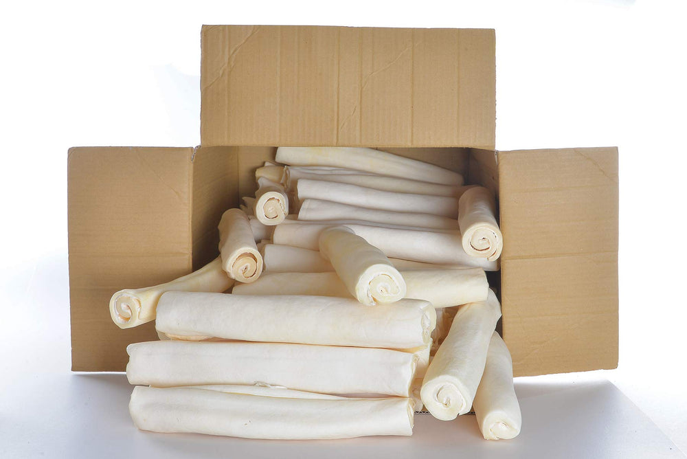 Brazilian Pet Premium Retriever Rolls close-up texture—durable hide for tough chewers