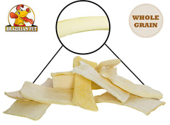 Brazilian Pet Premium Thick Cut Chips shown in use for behavioral chewing.