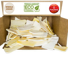 Brazilian Pet Premium Thick Cut Chips rawhide upper layer close-up for heavy chewers.