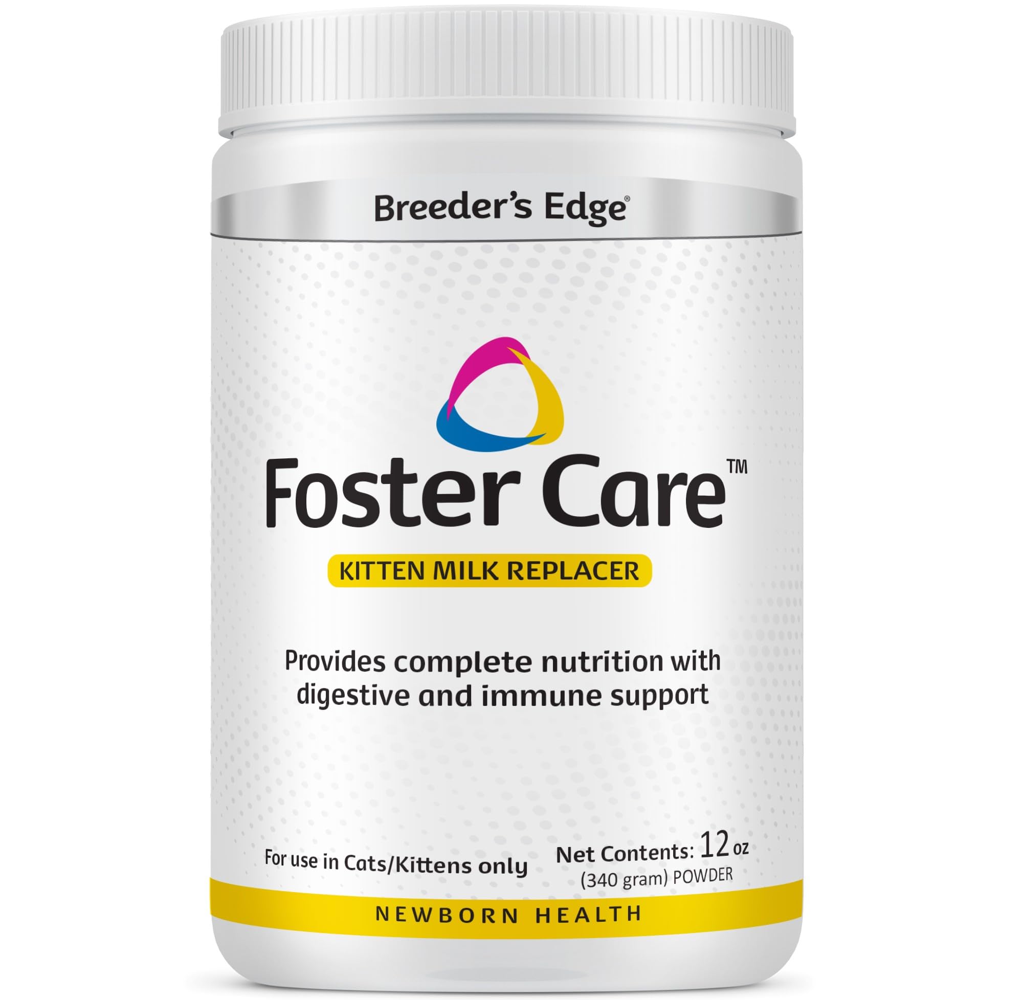 Breeder Edge Foster Care Feline tub 12oz for kitten nutrition during early life
