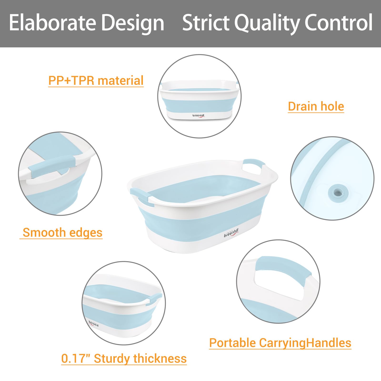 BREENHILL bath tub in use with a small pet, easy rinse.