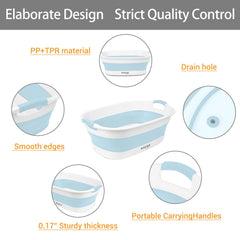BREENHILL bath tub in use with a small pet, easy rinse.