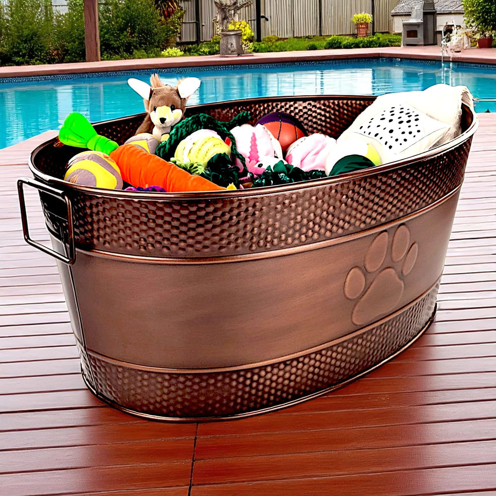 BREKX compact, sturdy toy bin that's easy to move for quick cleanups.